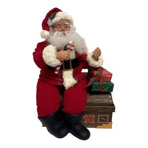 Vintage Animated Santa Claus Holiday Creations Christmas Decor Works See Video